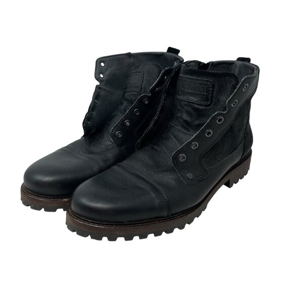 Bullboxer Other - Bullboxer Men's 13 Waylen Ankle Boots Leather Canvas Zip Limited Edition /500